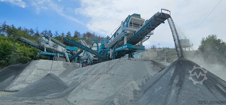 Equipo de trituración/planta de trituración móvil Constmach Mobile Crushing Plant Mobile Crushing Plant 250-300 tph