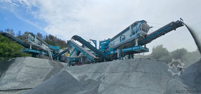 Equipo de trituración/planta de trituración móvil Constmach Mobile Crushing Plant Mobile Crushing Plant 250-300 tph