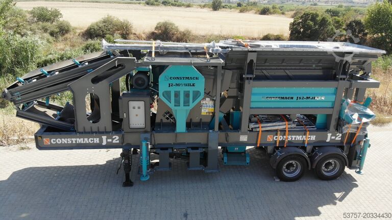معدات التكسير / مصنع الكسارة المتنقلة Constach Mobil Crusher Plant JS-1 Mobile Crushing Plant