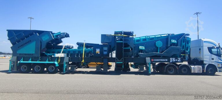 معدات التكسير / مصنع الكسارة المتنقلة Constach Mobil Crusher Plant JS-1 Mobile Crushing Plant