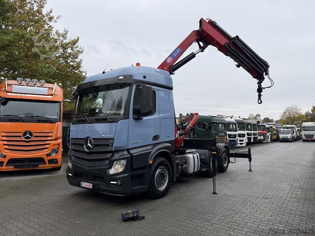 Φορτηγό βαρέως τύπου Mercedes-Benz Actros 2548 LS 6X2 Kran HMF 3220 bis 16 Meter