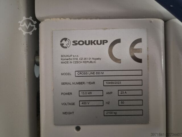 Soukup (tên riêng, có thể là tên công ty hoặc họ cá nhân), không dịch. soukup crosline650