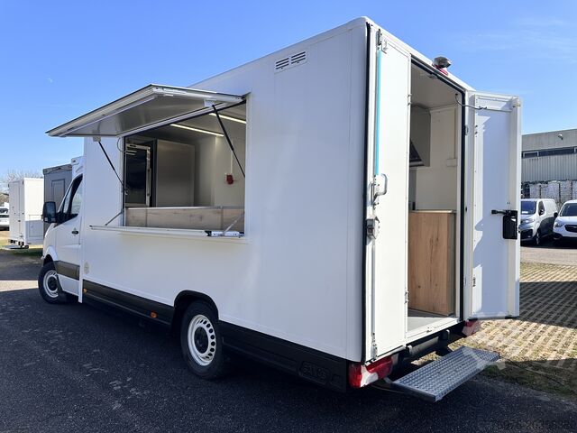 شاحنة طعام، عربة طعام، شاحنة طعام Mercedes-Benz Foodtruck, Imbisswagen, Food Truck mit neuer Küche und Ausstattung
