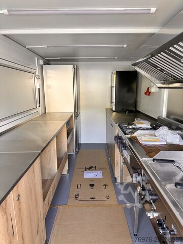 شاحنة طعام، عربة طعام، شاحنة طعام Mercedes-Benz Foodtruck, Imbisswagen, Food Truck mit neuer Küche und Ausstattung