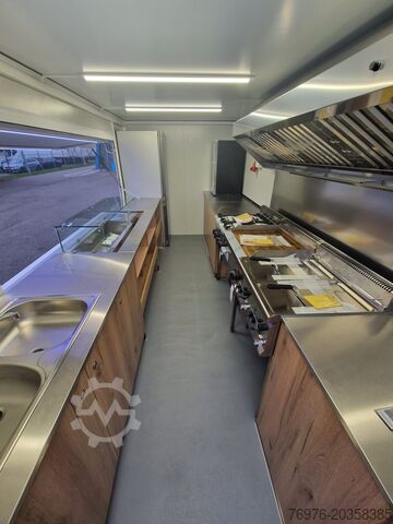 شاحنة مبيعات، شاحنة طعام، شاحنة وجبات خفيفة Iveco Food Truck, Imbisswagen, Küche ist Neu
