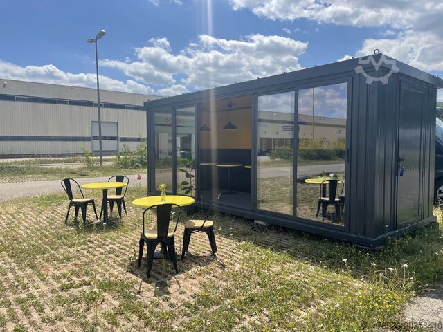 حاوية شحن، حاوية، صالة Other Container mit Sitzmöglichkeiten