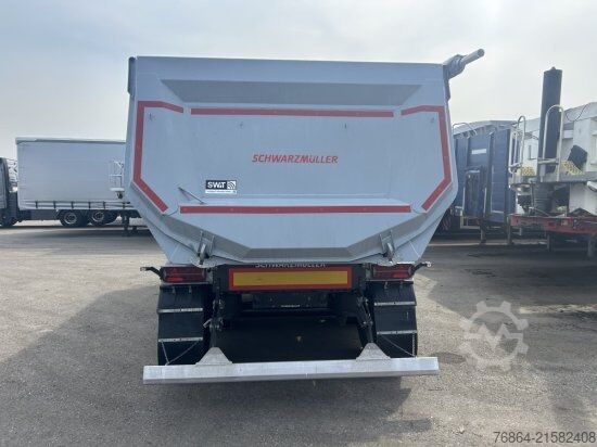 自卸半挂车 SCHWARZMüLLER STAHLRUNDMULDE 25 M³, LIFTACHSE, ROLLPLANE, SAF ACHSEN,  SOFORT VERFüGBAR
