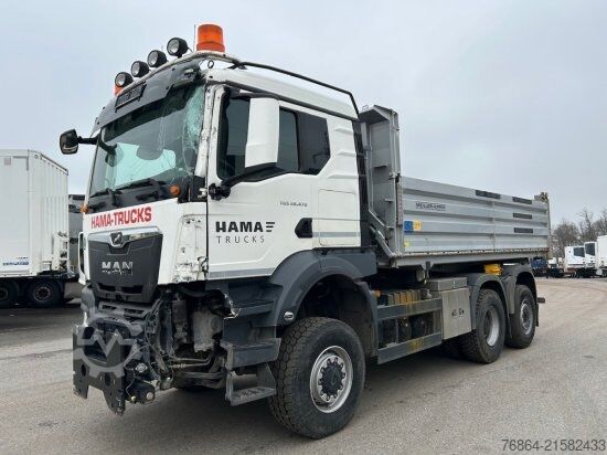 三向自卸卡车 MAN TGS 28.470 6X4X4, MEILLER,  WINTERDIENSTAUSRüSTUNG, ACHSLIFT, LENKACHSE