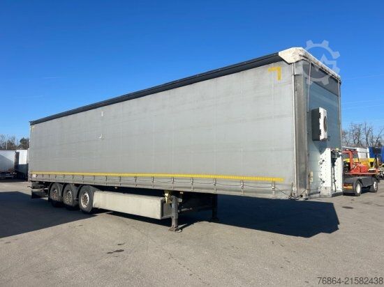 带篷布的开放式半挂车 SCHMITZ PALETTENKASTEN, LIFTACHSE, EDSCHA