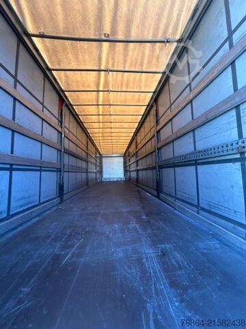 带篷布的开放式半挂车 SCHMITZ PALETTENKASTEN, LIFTACHSE, EDSCHA