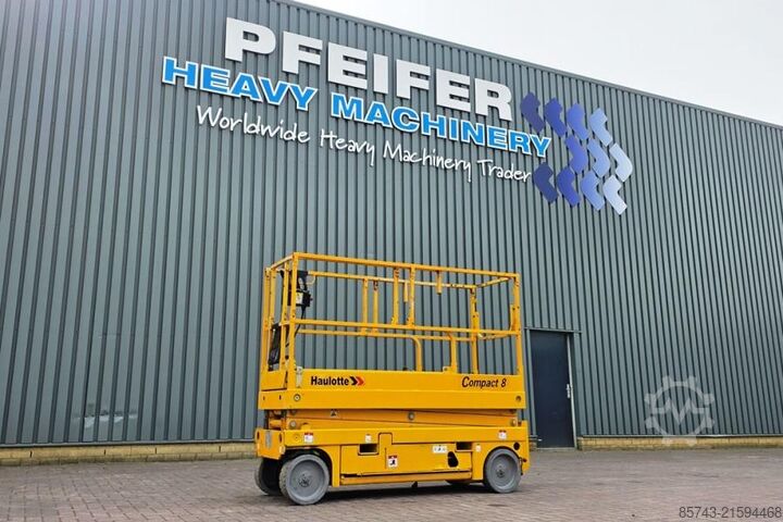 Makaslı kaldırma Haulotte Compact 8 Electric, 8.2m Working Height, 350kg Cap