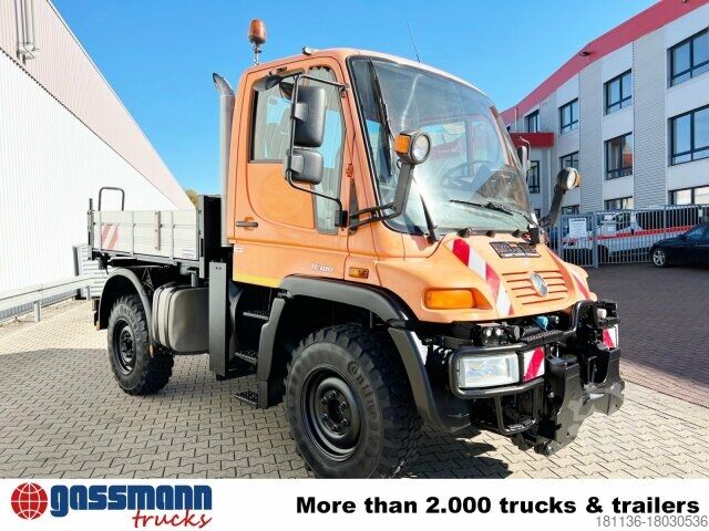 Spezial-LKW Unimog U 300 4x4, Kipper, Kommunalhydraulik, VarioPilot,