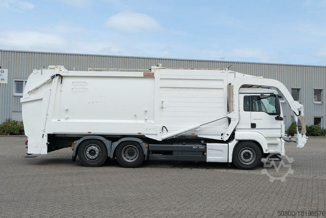ごみ収集車 MAN 26.320 TGS BL 6x2, Überkopflader/Frontlader, AC