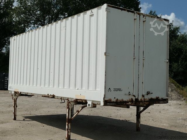 Camión con caja móvil  Wechselkoffer, BDF, Schlüssellochblech, Türen