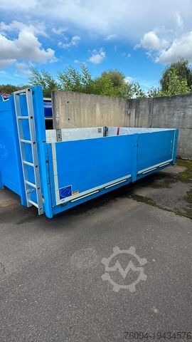 Flutningabíll með sléttu pallrými MAN TGS 33.440 6x4 SZM+Pritsche KRAN 21m Greifer