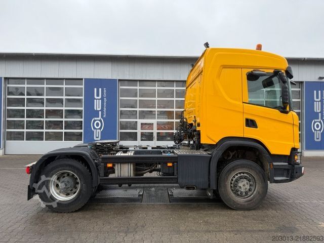 Стандартний тягач SCANIA 450 XT 4x4 Euro 6 SZM Kipphydraulik Blatt / Luft
