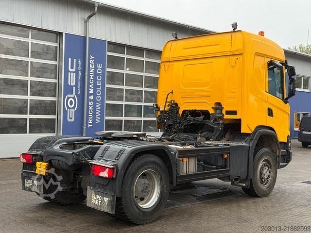 Стандартний тягач SCANIA 450 XT 4x4 Euro 6 SZM Kipphydraulik Blatt / Luft