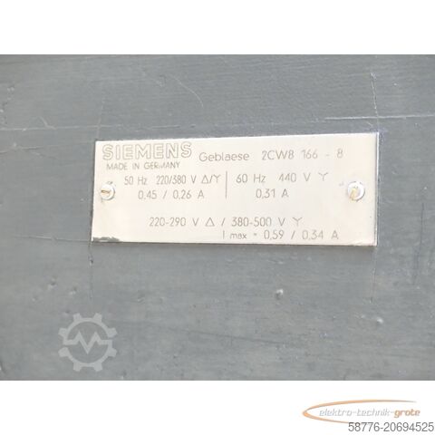 Siemens 1PH5137-4CF49 - Z SN:E7L85755502009 + 2CW8166-8 - generalüberholt! -