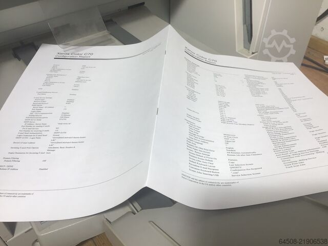 XEROX C60 พร้อม FIERY EX-i C60/70 ภายใน XEROX XEROX Digital Color Press C60