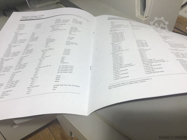 XEROX C60 พร้อม FIERY EX-i C60/70 ภายใน XEROX XEROX Digital Color Press C60
