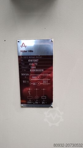 Centro di lavoro orizzontale Hüller Hiller nbh 70