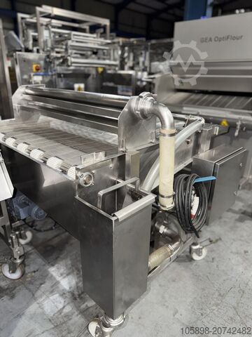 1000 mm mīklas apvalkotājs GEA CFS Koppens WetCoater ER1000