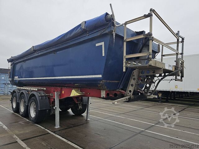 Avfallsbil SCHMITZ SKI 24 SL 7.2 STEEL HALFPIPE ALCOA SAF