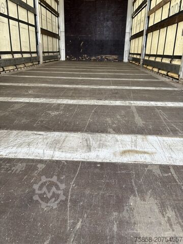 Wissellaadbak met platform & dekzeil Krone Jumbo 7,82m 3m hoch Hubdach + Edscha