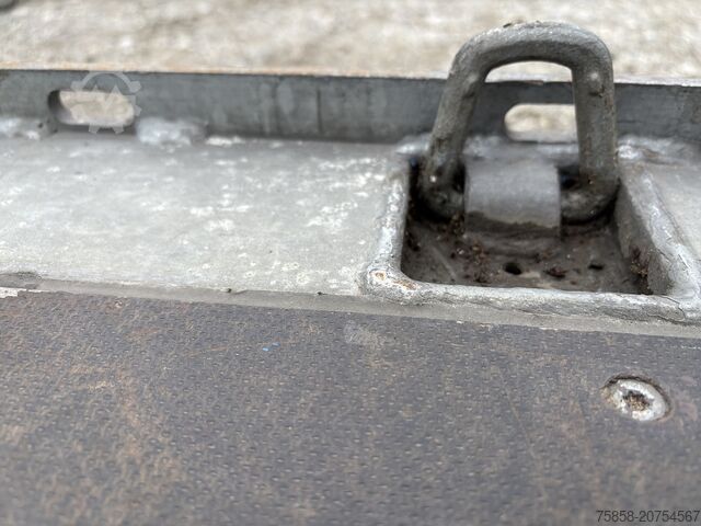 Byt karosseri öppet Wecon Verzinkte Plattform Zurringe+Lochleiste