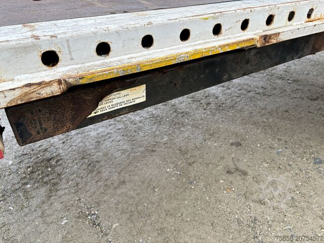 Byt karosseri öppet Krone 7,82m Baustoff Brücke Multilockrahmen