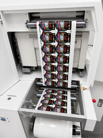 Máquina de impresión de etiquetas Valloy / SMAG / Rotutech / Alca Línea completa de impresión y acabado di
