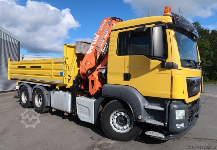 Camion basculant cu trei căi MAN TGS 26.480 6x4 BL Bordmatik