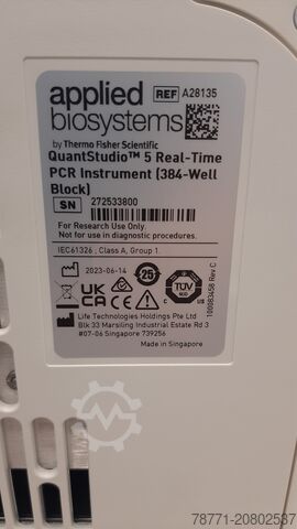 เครื่องมือ Real-Time PCR Applied Biosystems QuantStudio 5