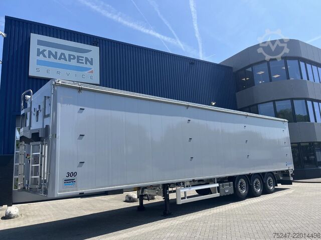 이동하는 층 Knapen Trailers K100 - 92m3 Zijwandbeschermzeil 10mm *huren/lea...