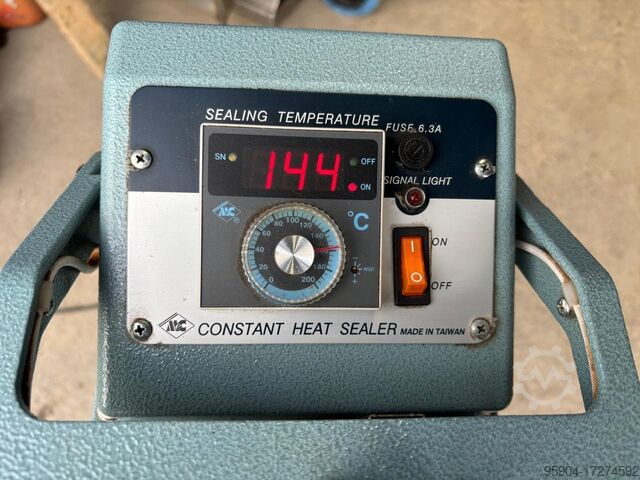 Máquina termoselladora de bolsas constantes Constant Heat Sealer with Foot Pedal Con ME300