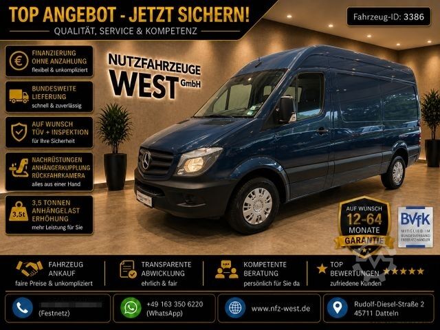 Korotettu pakettiauto MERCEDES-BENZ Sprinter 319 CDI V6 *AHK=3.500Kg*Garantie