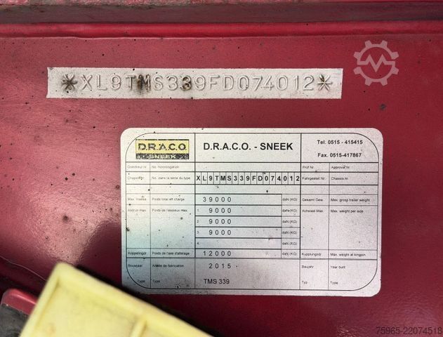 Puoliperävaunu  Draco TMS 339 LUCHTENBERG ISOLATED BOX THERMO KI