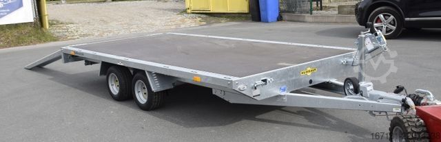 Remorcă transport auto HUMBAUR Autotranporter, Baumaschinentransporter