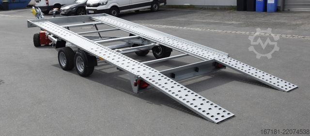 Remorcă transport auto HUMBAUR Autotranporter, Baumaschinentransporter