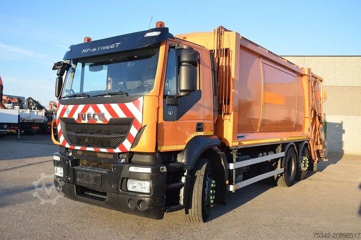 Véhicule de collecte des déchets Iveco Stralis AD260S31 - PUSHER 4000