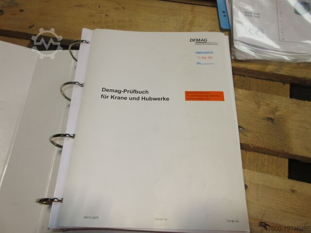 Kranhimmel Hallenkran Kranbahn Stahlbau Demag Portalkran Brückenkran + Stahlbau Kran Seilzug 2,5t 2500Kg L 44m x B 11,2m