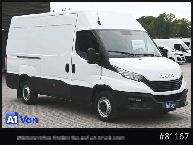 Furgoneta de caja alta IVECO Daily 35S16 Kasten, Klima, 3- Sitzer,AHK, Tachograph