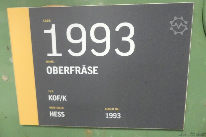 Máy ép khung Hess KOF/K