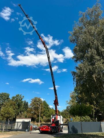 Grúa montada en camión SCANIA R730 8x4 V8 SZM Kran 43m +JIB +Seilwinde Frontab