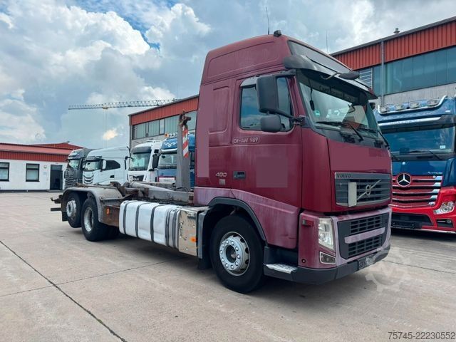 Φορτηγό γερανός roll-off VOLVO FH 480 * ABROLLKIPPER * MEILLER-KIPPER *SCHALTER