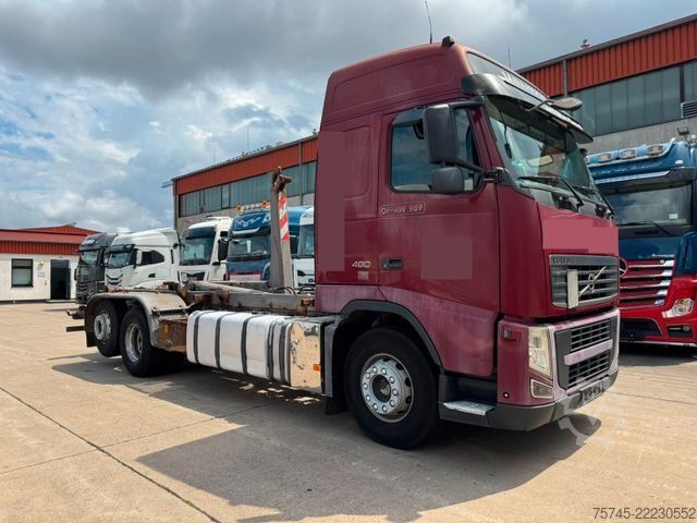 Φορτηγό γερανός roll-off VOLVO FH 480 * ABROLLKIPPER * MEILLER-KIPPER *SCHALTER