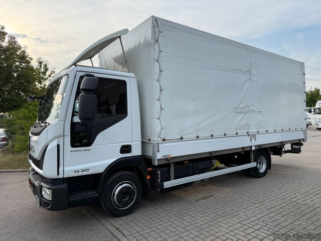فان بستارة جانبية IVECO EuroCargo 75E21 Pritsche+Plane+LBW/Klima/3-Sitze