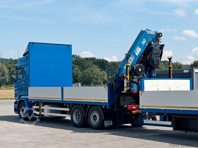 Crane yang terpasang pada truk SCANIA R 450 * FASSI F365 RA + FUNK + Anhänger*TOP