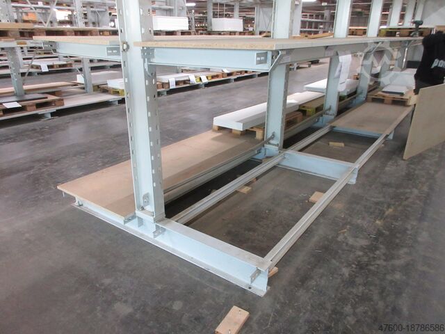  OHRA - Kragarmregal Langutregal - L 21m 12 Ständer IPE 200 + 48 Kragarme IPE100