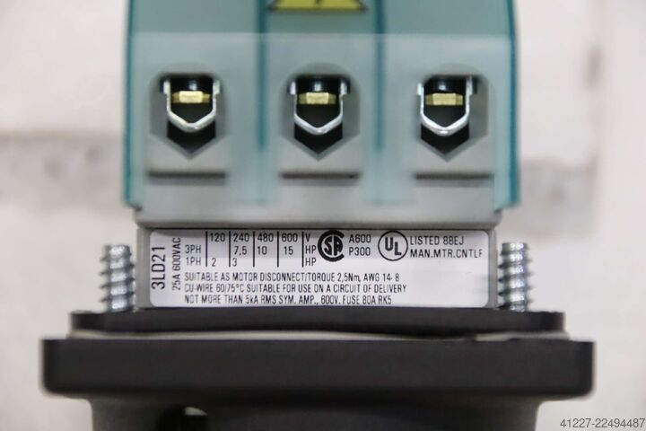 Seccionador bajo carga Siemens 3LD21  25A